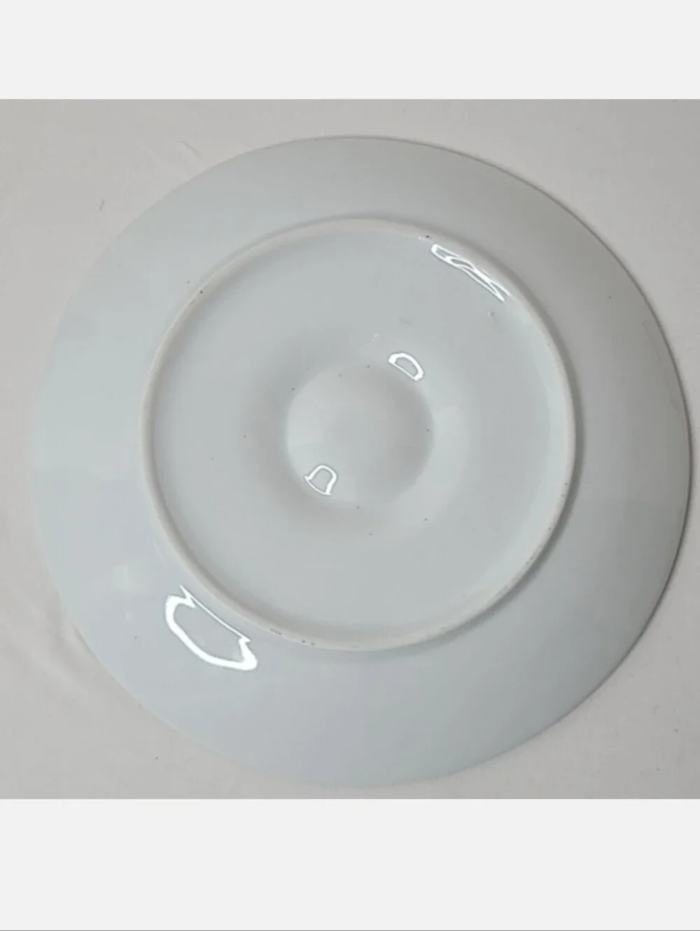 Vintage 60's Oyster Dish Plate Ceramic Stoneware Porcelain White Serve Platter